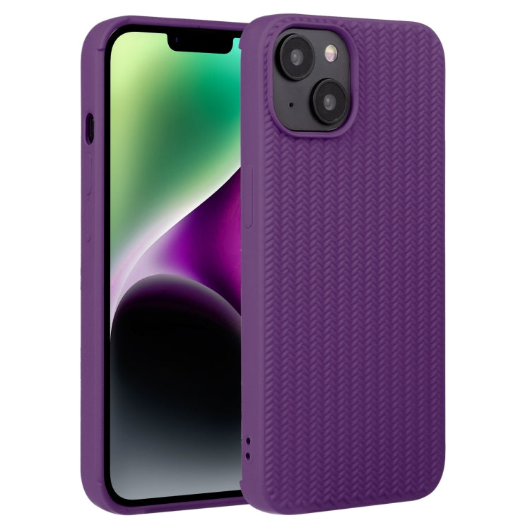 Weave Texture Silicone Phone Case, For iPhone 14, For iPhone 14 Plus, For iPhone 14 Pro, For iPhone 14 Pro Max, For iPhone 13