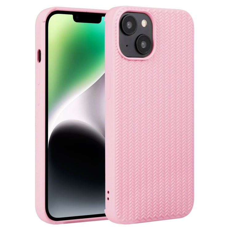 Weave Texture Silicone Phone Case, For iPhone 14, For iPhone 14 Plus, For iPhone 14 Pro, For iPhone 14 Pro Max, For iPhone 13
