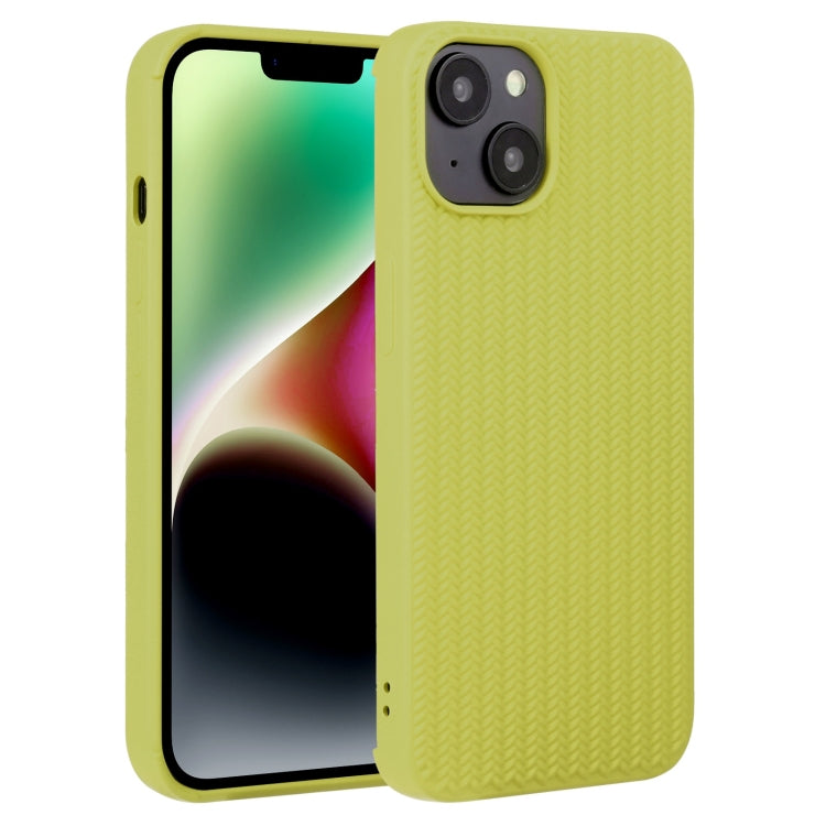 Weave Texture Silicone Phone Case, For iPhone 14, For iPhone 14 Plus, For iPhone 14 Pro, For iPhone 14 Pro Max, For iPhone 13