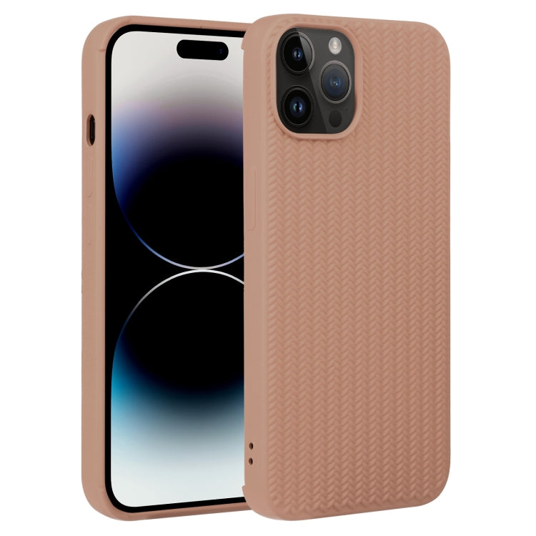 Weave Texture Silicone Phone Case, For iPhone 14, For iPhone 14 Plus, For iPhone 14 Pro, For iPhone 14 Pro Max, For iPhone 13