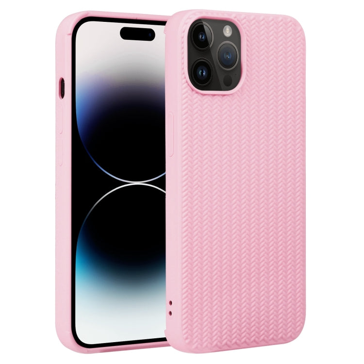 Weave Texture Silicone Phone Case, For iPhone 14, For iPhone 14 Plus, For iPhone 14 Pro, For iPhone 14 Pro Max, For iPhone 13