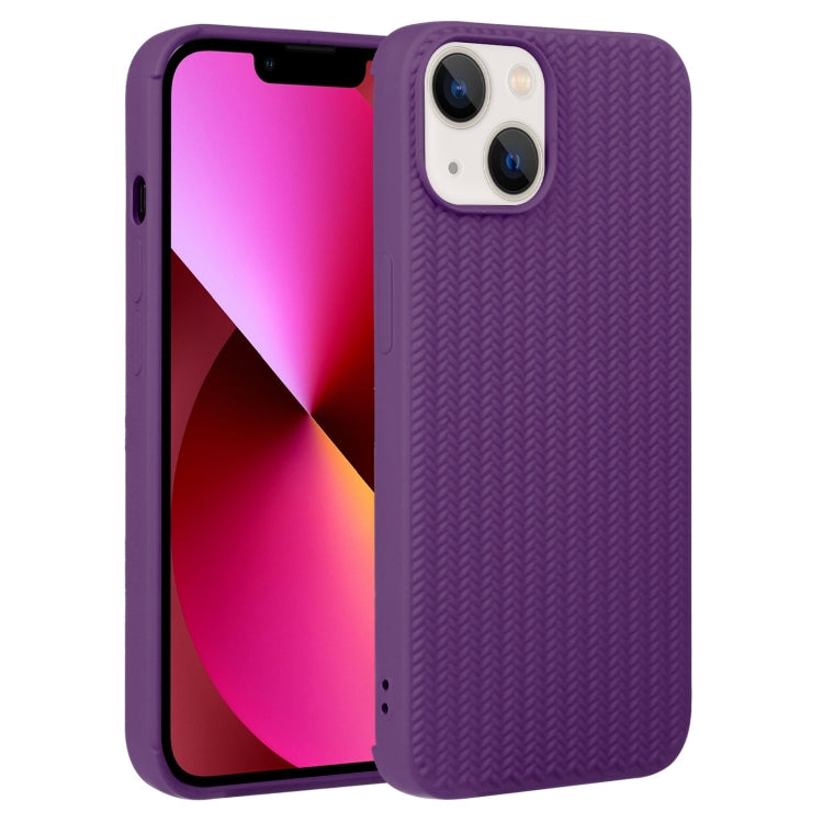 Weave Texture Silicone Phone Case, For iPhone 14, For iPhone 14 Plus, For iPhone 14 Pro, For iPhone 14 Pro Max, For iPhone 13