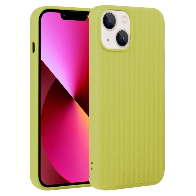 Weave Texture Silicone Phone Case, For iPhone 14, For iPhone 14 Plus, For iPhone 14 Pro, For iPhone 14 Pro Max, For iPhone 13