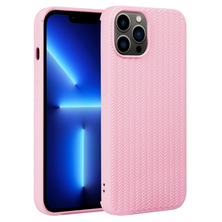 Weave Texture Silicone Phone Case, For iPhone 13 Pro, For iPhone 13 Pro Max, For iPhone 12, For iPhone 12 Pro, For iPhone 12 Pro Max
