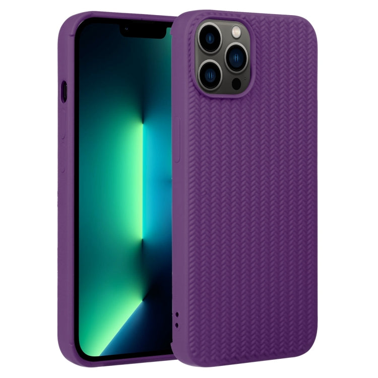 Weave Texture Silicone Phone Case, For iPhone 13 Pro, For iPhone 13 Pro Max, For iPhone 12, For iPhone 12 Pro, For iPhone 12 Pro Max