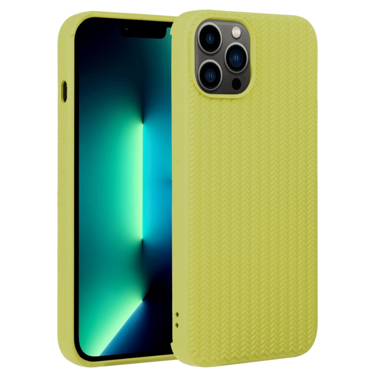 Weave Texture Silicone Phone Case, For iPhone 13 Pro, For iPhone 13 Pro Max, For iPhone 12, For iPhone 12 Pro, For iPhone 12 Pro Max