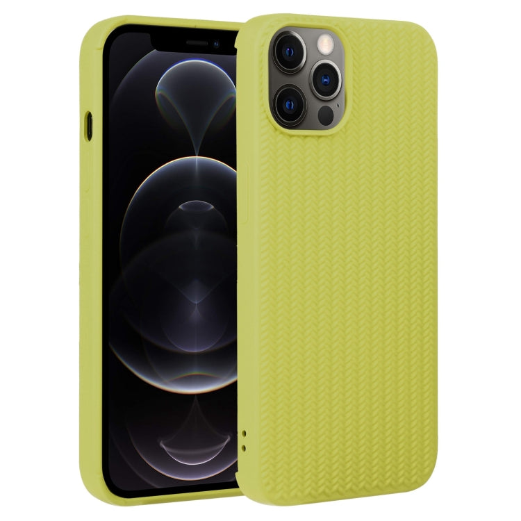 Weave Texture Silicone Phone Case, For iPhone 13 Pro, For iPhone 13 Pro Max, For iPhone 12, For iPhone 12 Pro, For iPhone 12 Pro Max