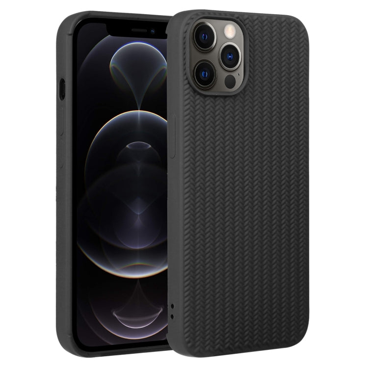 Weave Texture Silicone Phone Case, For iPhone 13 Pro, For iPhone 13 Pro Max, For iPhone 12, For iPhone 12 Pro, For iPhone 12 Pro Max