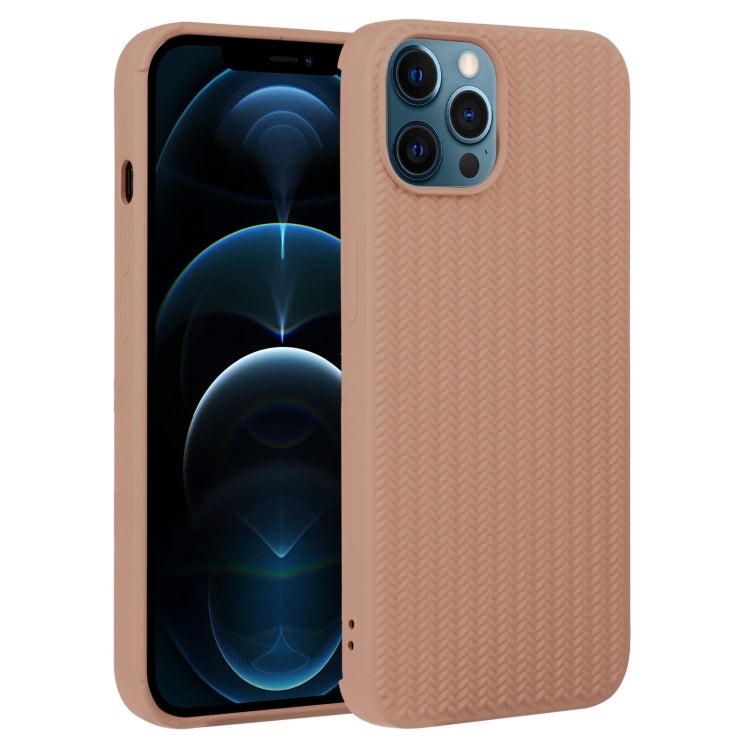 Weave Texture Silicone Phone Case, For iPhone 13 Pro, For iPhone 13 Pro Max, For iPhone 12, For iPhone 12 Pro, For iPhone 12 Pro Max