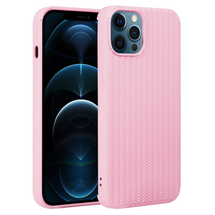 Weave Texture Silicone Phone Case, For iPhone 13 Pro, For iPhone 13 Pro Max, For iPhone 12, For iPhone 12 Pro, For iPhone 12 Pro Max
