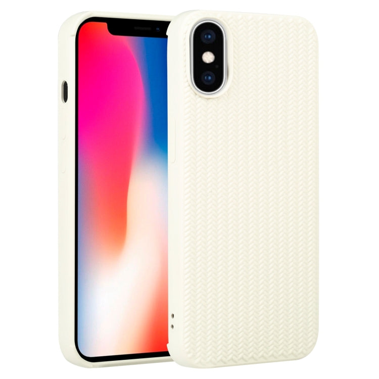 Weave Texture Silicone Phone Case, For iPhone 11, For iPhone 11 Pro Max, For iPhone X / XS, For iPhone XR, For iPhone XS Max