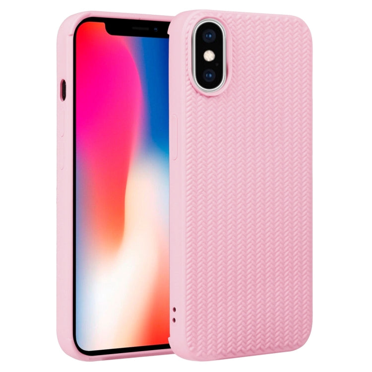 Weave Texture Silicone Phone Case, For iPhone 11, For iPhone 11 Pro Max, For iPhone X / XS, For iPhone XR, For iPhone XS Max