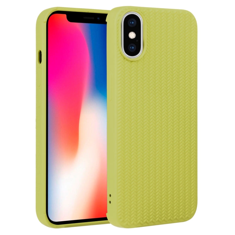 Weave Texture Silicone Phone Case, For iPhone 11, For iPhone 11 Pro Max, For iPhone X / XS, For iPhone XR, For iPhone XS Max