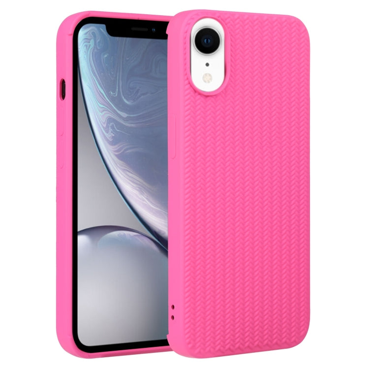 Weave Texture Silicone Phone Case, For iPhone 11, For iPhone 11 Pro Max, For iPhone X / XS, For iPhone XR, For iPhone XS Max