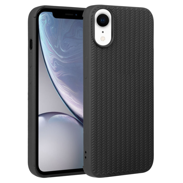 Weave Texture Silicone Phone Case, For iPhone 11, For iPhone 11 Pro Max, For iPhone X / XS, For iPhone XR, For iPhone XS Max
