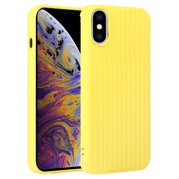 Weave Texture Silicone Phone Case, For iPhone 11, For iPhone 11 Pro Max, For iPhone X / XS, For iPhone XR, For iPhone XS Max