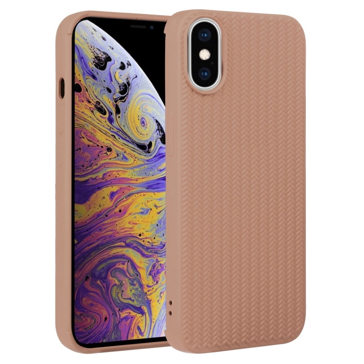 Weave Texture Silicone Phone Case, For iPhone 11, For iPhone 11 Pro Max, For iPhone X / XS, For iPhone XR, For iPhone XS Max