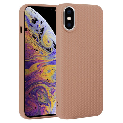 Weave Texture Silicone Phone Case, For iPhone 11, For iPhone 11 Pro Max, For iPhone X / XS, For iPhone XR, For iPhone XS Max