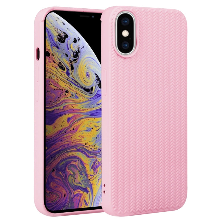Weave Texture Silicone Phone Case, For iPhone 11, For iPhone 11 Pro Max, For iPhone X / XS, For iPhone XR, For iPhone XS Max