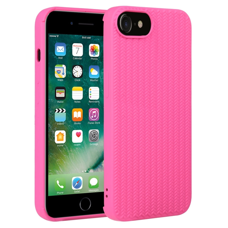 Weave Texture Silicone Phone Case, For iPhone SE 2022 / SE 2020 / 7 / 8, For iPhone 7 Plus / 8 Plus
