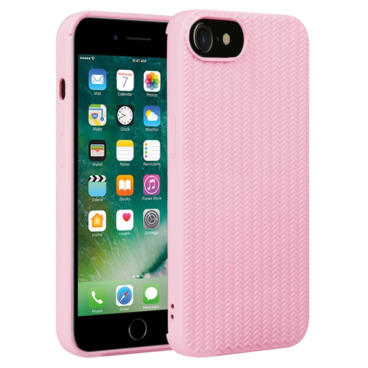 Weave Texture Silicone Phone Case, For iPhone SE 2022 / SE 2020 / 7 / 8, For iPhone 7 Plus / 8 Plus