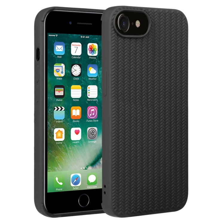Weave Texture Silicone Phone Case, For iPhone SE 2022 / SE 2020 / 7 / 8, For iPhone 7 Plus / 8 Plus