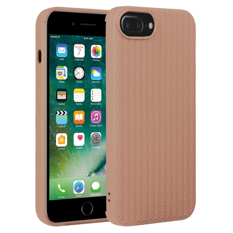 Weave Texture Silicone Phone Case, For iPhone SE 2022 / SE 2020 / 7 / 8, For iPhone 7 Plus / 8 Plus