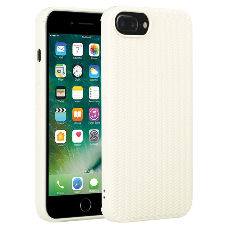 Weave Texture Silicone Phone Case, For iPhone SE 2022 / SE 2020 / 7 / 8, For iPhone 7 Plus / 8 Plus