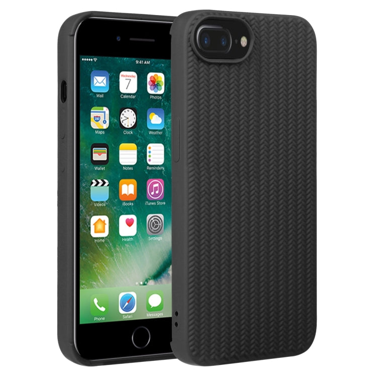 Weave Texture Silicone Phone Case, For iPhone SE 2022 / SE 2020 / 7 / 8, For iPhone 7 Plus / 8 Plus