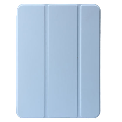 Three-folding Holder Honeycomb Silicone + PU Smart Leather Tablet Case, For iPad 10th Gen 10.9 2022