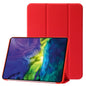 Three-folding Holder Honeycomb Silicone + PU Smart Leather Tablet Case, For iPad 10th Gen 10.9 2022