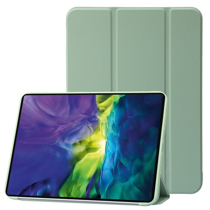 Three-folding Holder Honeycomb Silicone + PU Smart Leather Tablet Case, For iPad 10th Gen 10.9 2022