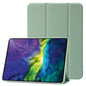 Three-folding Holder Honeycomb Silicone + PU Smart Leather Tablet Case, For iPad 10th Gen 10.9 2022