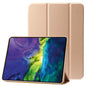 Three-folding Holder Honeycomb Silicone + PU Smart Leather Tablet Case, For iPad 10th Gen 10.9 2022