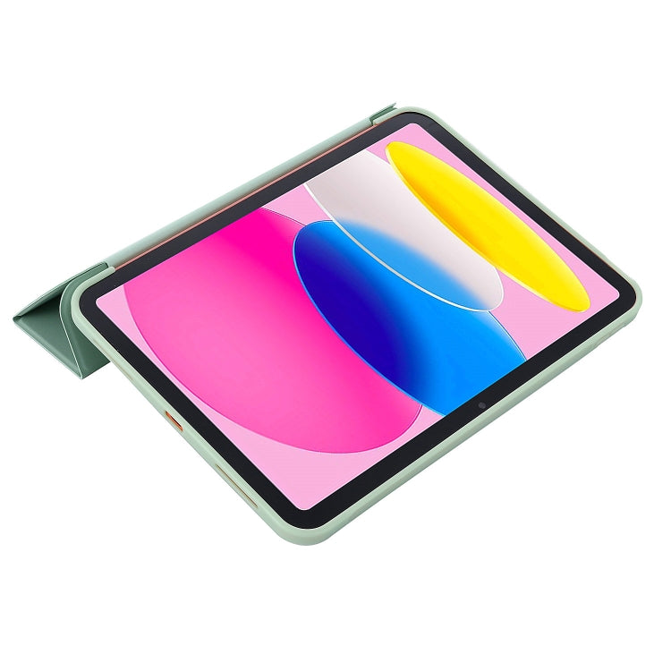 Tri-fold Holder Tablet Leather Case, For iPad 10th Gen 10.9 2022