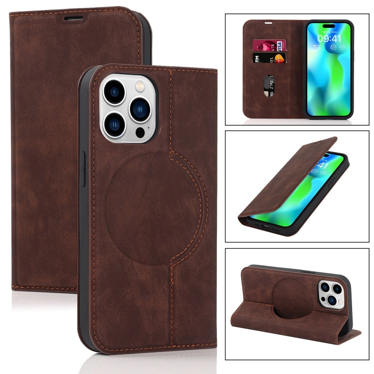 Wireless Charging Magsafe Leather Phone Case, For iPhone 14, For iPhone 14 Plus, For iPhone 14 Pro, For iPhone 14 Pro Max