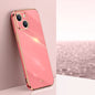 XINLI Straight Edge 6D Electroplate TPU Phone Case, For iPhone 14, For iPhone 14 Plus, For iPhone 14 Pro, For iPhone 14 Pro Max, For iPhone 13, For iPhone 13 mini