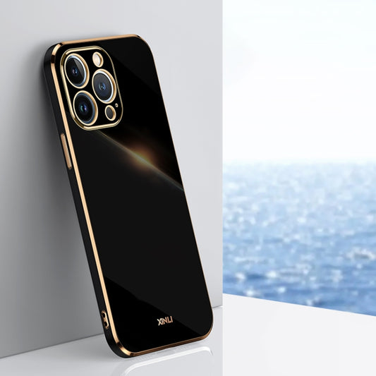 XINLI Straight Edge 6D Electroplate TPU Phone Case, For iPhone 13 Pro, For iPhone 13 Pro Max