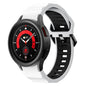 Wave Two Color Silicone Watch Band
