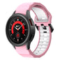 Wave Two Color Silicone Watch Band
