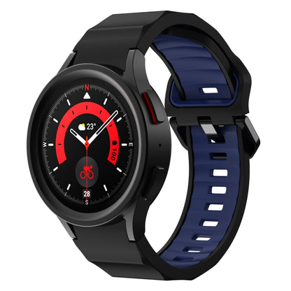 Wave Two Color Silicone Watch Band
