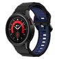 Wave Two Color Silicone Watch Band