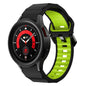 Wave Two Color Silicone Watch Band