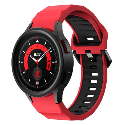 Wave Two Color Silicone Watch Band