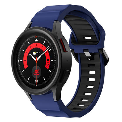 Wave Two Color Silicone Watch Band