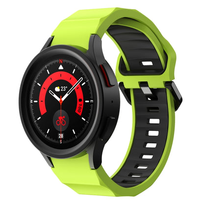 Wave Two Color Silicone Watch Band
