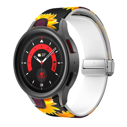 Magnetic Printed Silicone Watch Band