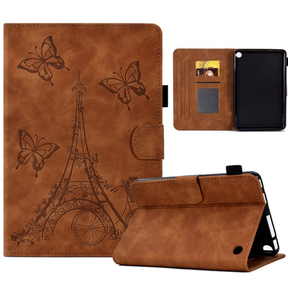 Tower Embossed Leather Smart Tablet Case