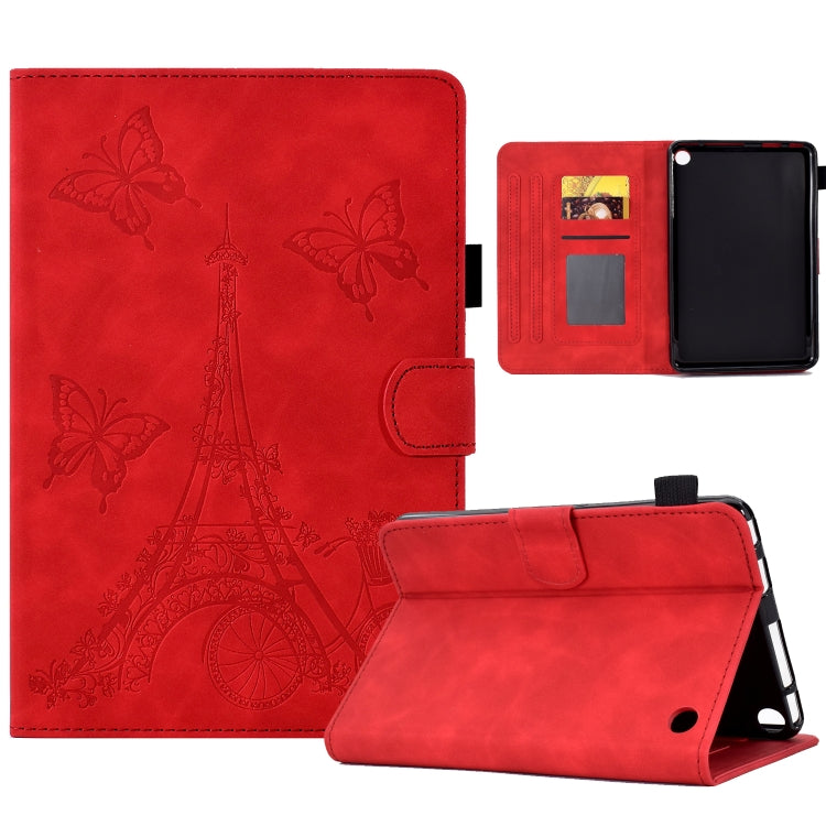 Tower Embossed Leather Smart Tablet Case