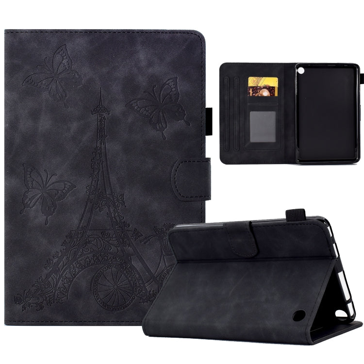 Tower Embossed Leather Smart Tablet Case